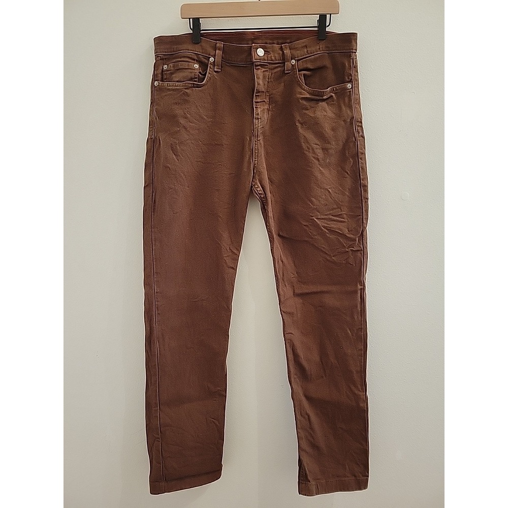 American Giant Jeans Mens Roughneck Pant Straight 34 x 32 Canvas Rugged Work